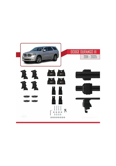 Dodge Durango 3 2011 Ve Sonrası İle Uyumlu Ace-4 Ara Atkı Tavan B