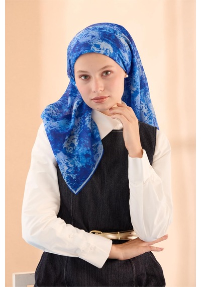 Silk Home Soft Eşarp 73095-13 Saks, Bebe Mavi, Mavi