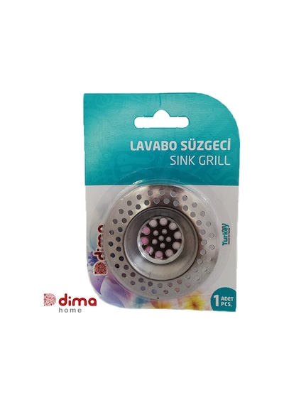 Tekli Metal Lavabo Süzgeci