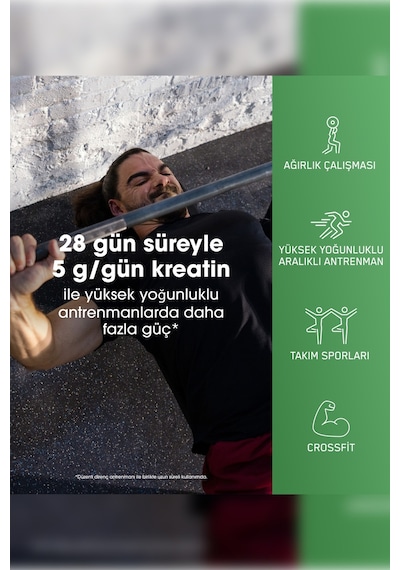 Creatine Kreatin Aromasız 317g 93 Servis Kas Gücü Ve Performans Artışı Desteği Aromasız