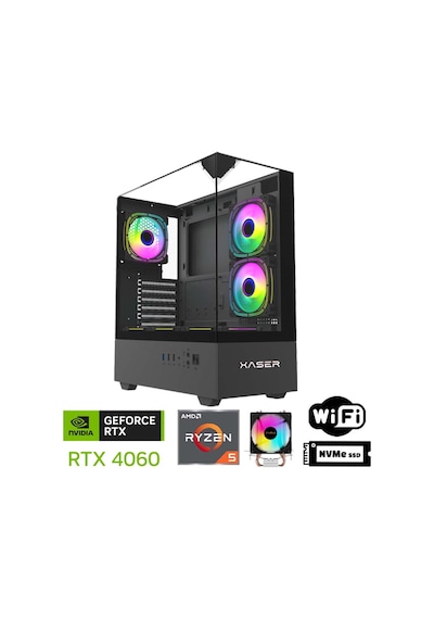 Xaser XSR1096 R5-8400F 32 GB 1 TB M.2 NVMe SSD 8 GB RTX4060 Free Dos Masaüstü Oyuncu Bilgisayarı