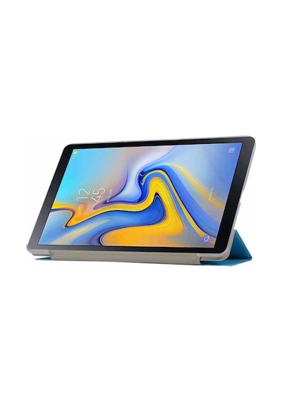 Galaxy Uyumlu  Tab A T590 Frm Smart Cover Standlı 1-1 Kılıf-kırmızı Arka Kapak
