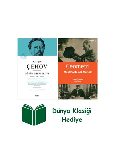 Anton Çehov Bütün Eserleri 6 Ciltli + Geometri + Dünya Klasiği Hediye