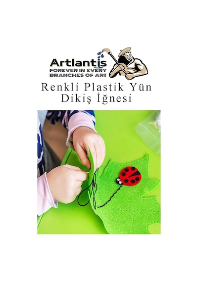 Renkli Plastik Yün İğnesi 9 Cm 30 Adet Plastik Dikiş İğnesi Plastik Örgü Dikme İplik İğne Dokuma İğnesi
