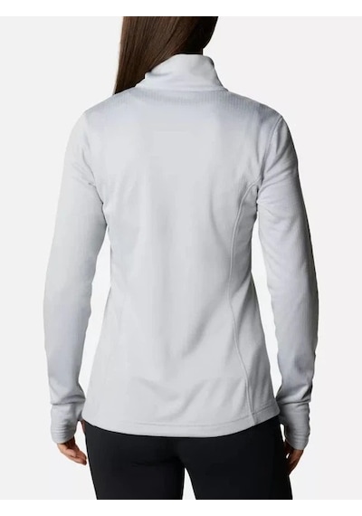 Columbia Park View Grid Fleece 1/2 Zip Kadın Polar Gri