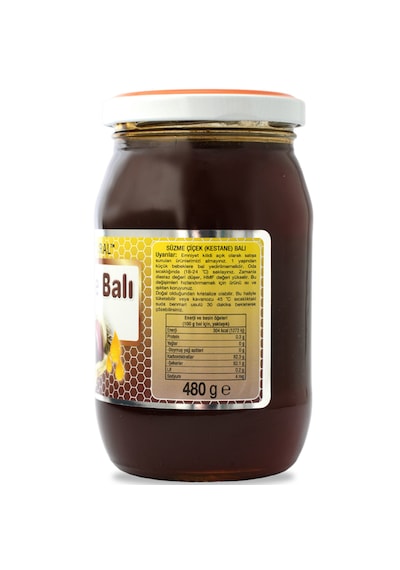 Sepe Natural Süzme Kestane Balı 480 Gr Saf, Katkısız, Yüksek Prolin