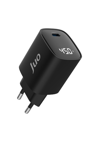 Juo 45W Gan Led Ekranlı Type-C PD Şarj Cihazı Apple Uyumlu iPad & Android & Notebook Şarj Aleti