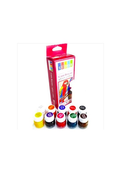 Cam Boyası 10 Renk 15 Ml Diğer