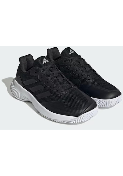Adidas Id1494 Gamecourt 2.0 Kadın Siyah Tenis Ayakkabısı 001