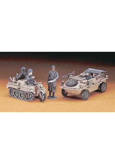 Hasegawa Mt13 31113 1/72 Ölçek, Schwimmwagen & Kettenkrad Askeri Araç, Plastik Model Kiti-49289 Hasegawa Mt13 31113 1/72 Ölçek, Schwimmwagen & Kettenkrad Askeri Araç, Plastik Model Kiti-49289