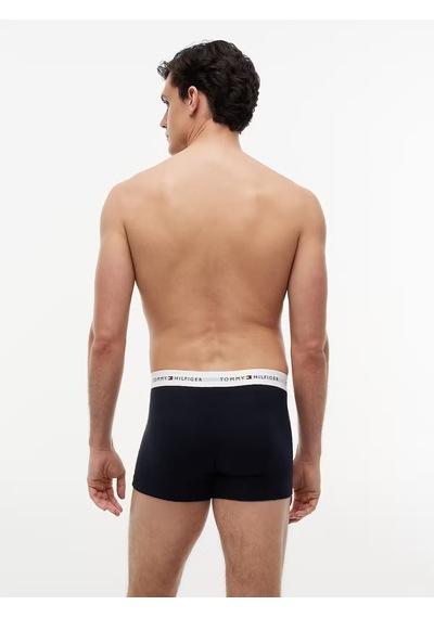 Tommy Hilfiger Erkek 3'lü Boxer Paketi-um0um03889dw5 Siyah