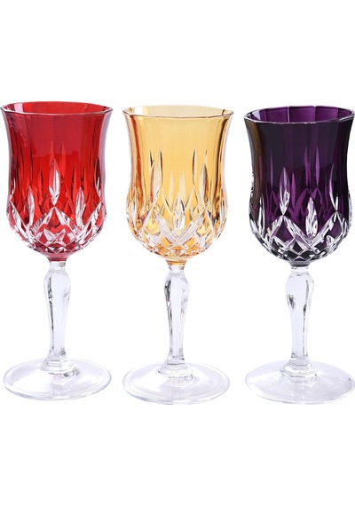 Decorium M03605 Kırmızı Şarap Kadehi 6 Parça Crıstallıne