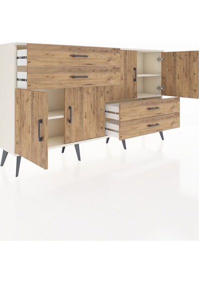 Arges Konsol 3 Raflı 4 Çekmeceli 4 Kapaklı 176x30x99 Aytaşı-çam Atlas Çam/atlas Çam - Aytası Arges Konsol 3 Raflı 4 Çekmeceli 4 Kapaklı 176x30x99 Aytaşı-çam Atlas Çam/atlas Çam - Aytası