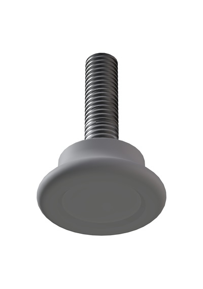 Cateksss M8x30 Düz Bingo Ayak, Pingo Ayak Çap:30 Mm Beyaz - 36 Lı Paket