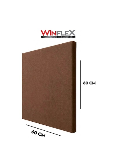 Winflex Akustik Kumaş Panel 60x60 Cm Kahverengi