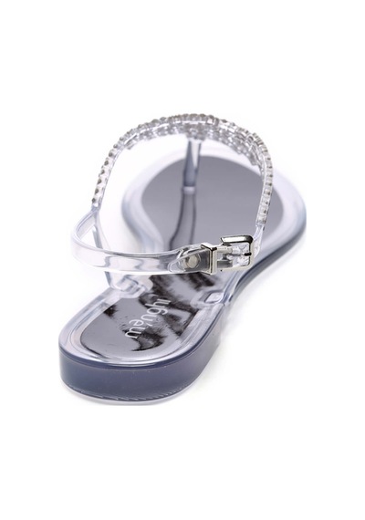 Menghi Kadın Swarovski Taş Siyah Sandalet 774 713 Byn Sndlt Y20 Nero Siyah