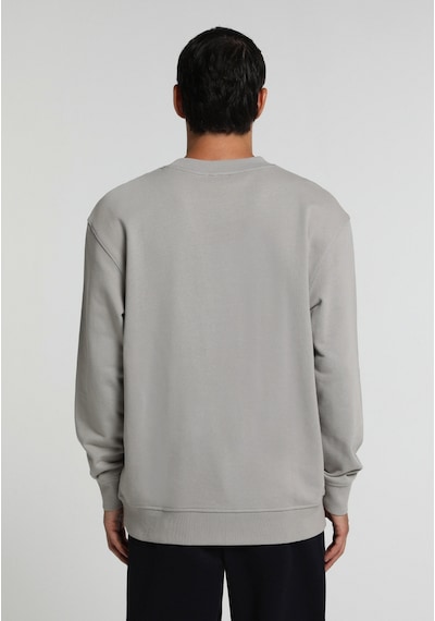 Colin's Colins Relaxed Fit Yuvarlak Yaka Düz Erkek Gri Sweatshirt Cl1082924 Q1.v2 Lgr Açık Gri