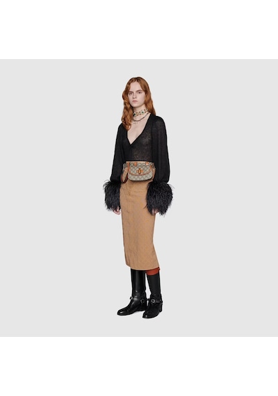Gucci Guccı Kadın Bel Çantası 681137-uıqen-8288 681137-uıqen-8288 Kahverengi Kahverengi