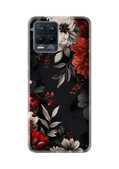 Realme 8 - 8 Pro Kılıf Boutique Baskılı Resimli Non Flowers Pcode -001