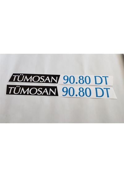 Tümosan Klasik 90.80 DT Yan Yazı Tanıtım Etiketi 2001 - 2009 Model Sağ - Sol Takım