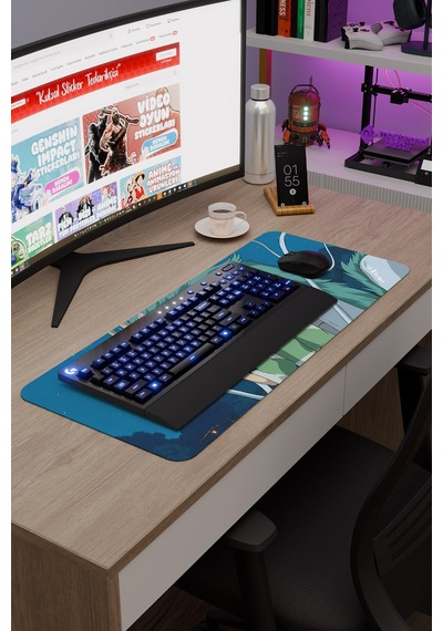 Spirited Away Kaymaz Dikişli Kauçuk Oyuncu Mousepad V3 - 70x30 Xl Gaming Mouse Pad Fare Altlığı
