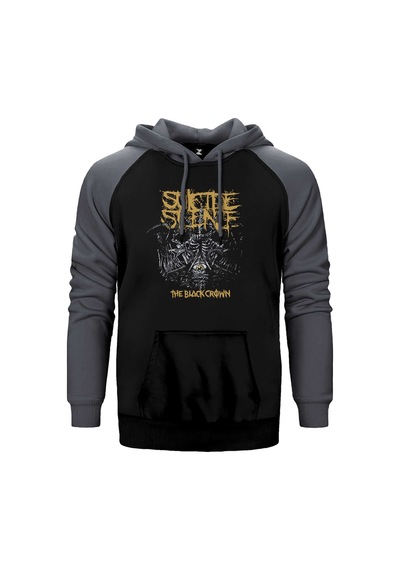 Suicide Silence The Black Crown Kırmızı Renk Reglan Kol Sweatshirt / Hoodie