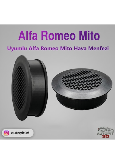 Alfa Romeo Mito Uyumlu Hava Menfezi Çifti Alfa Romeo Mito