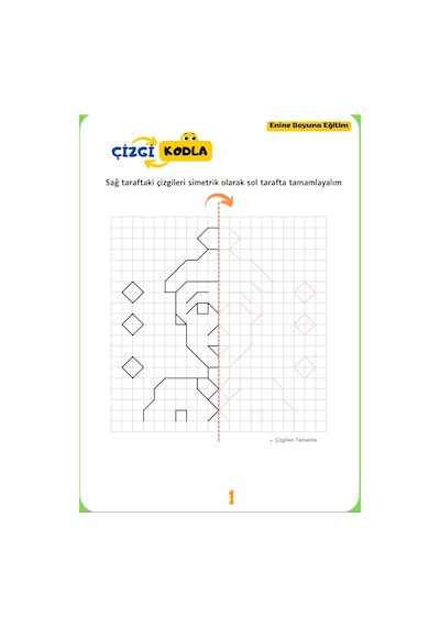 Okul Öncesi Kodlamalı Akıl ve Zeka Oyunları Kitabı