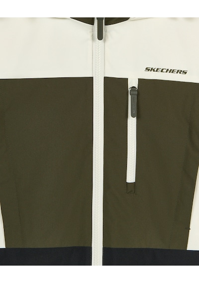 Skechers B Colorblock Fall Jacket Büyük Erkek Çocuk Haki Mont Sk2620093-0255