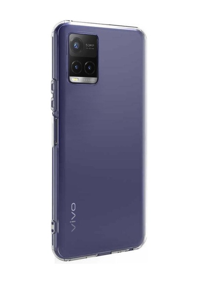 Vivo Y32 İle Uyumlu Kapak 1mm Süper Silikon Şeffaf Kılıf