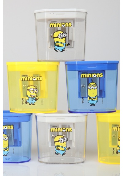 X Dekomus Lisanslı Minions 2 Adet Çift Bıçaklı Kalemtraş Diğer