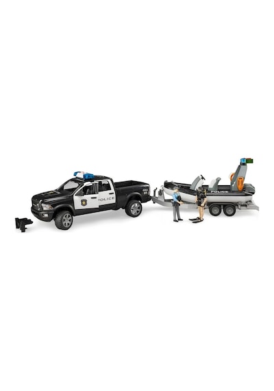 Ram 2500 Polis Aracı,römork,zodyak, 2 Figür Ve Aksesuarlar