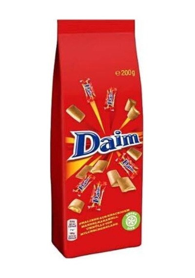 Daim Bademli Karamel Dolgulu Mini 200 Gr 3'lü