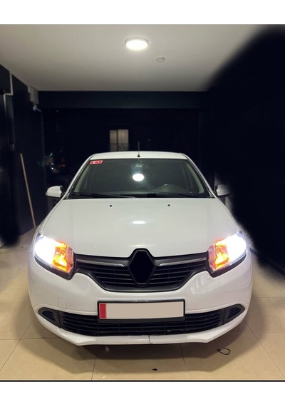 Renault Symbol Uyumlu Makyajsız Gündüz Farı Ampulü Turuncu Amber 1 Çift