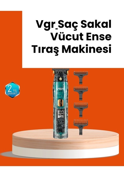 Diyar-ı Fırsat Vgr V-695 Şarjlı Saç Sakal Tıraş Makinesi 2600mah Batarya Ve Kılavuz Taraklı
