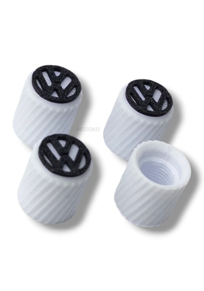 Volkswagen Uyumlu Beyaz Siyah Plastik Sibop Kapağı, Isıya Dayanıklı Kaliteli Lastik Sibop Valf Kapağı