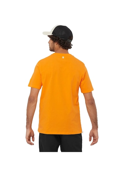 Salomon Runnıng Graphıc Ss Tee M Zinnia// Koşu T-shırt Lc2219100 001