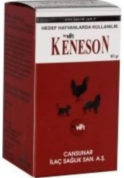 Keneson Tüm Hayvanlarda Kene Bit Pire vb. Haşere Öldürücü 500 G