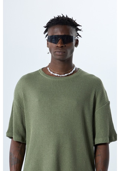 Basıc Oversize Takım Haki