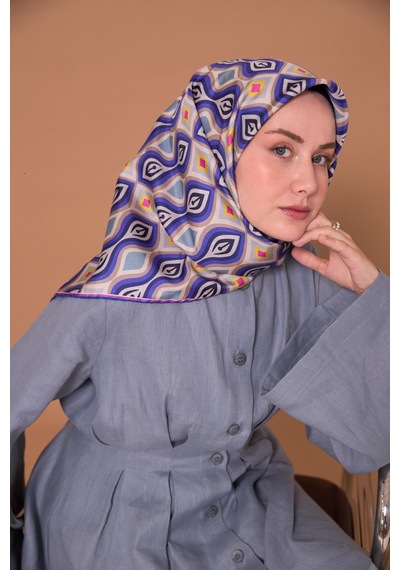 Silk Home Twill İpek Eşarp 11470-18 Krem, Vizon, Mor, Lacivert, Pembe, Asit