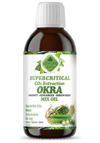 Gökçek Şifa Bamya Süperkritik Mix Yağı 100 ML