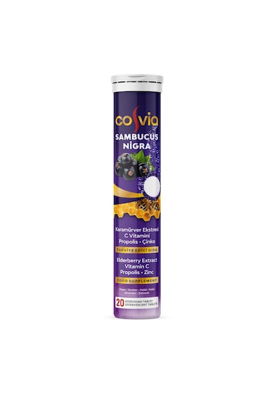 Cosvia Sambucus Nigra Kara Mürver & C Vitamini 20 Tablet