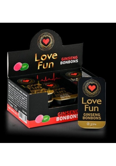 Love Funn Ginseng Bonbon Şeker 12 Teneke Kutu 24 Adet Gizli Gönderim