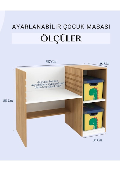 Ayarlanabilir Çalışma Masası %100 Mdf Kaliteyle Tasarlandı Küçük Yaştan Büyük Yaşa Kadar Tek Masa Diğer Ayarlanabilir Çalışma Masası %100 Mdf Kaliteyle Tasarlandı Küçük Yaştan Büyük Yaşa Kadar Tek Masa Diğer