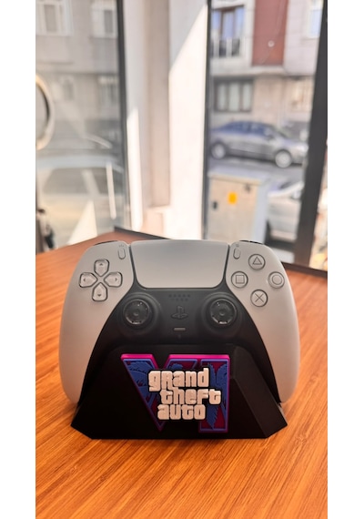 Gta Vı Temalı Ps5 Kol Standı Özel Tasarım Kontrolcü Standı