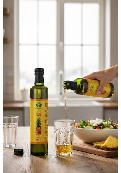 2 Adet Ananas Sirkesi Doğal Fermantasyon Sirke 250 Ml