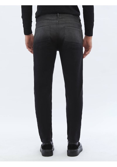 Kip Siyah Slim Fit Denim Pamuk Karışımlı Pantolon 4286922 Siyah