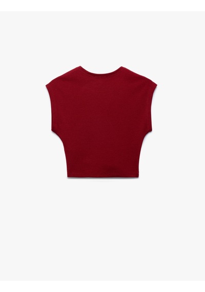 Koton Bisiklet Yaka Kolsuz Modal Karışımlı Slim Fit Crop Kadın Tişört Bordo 5sal10053ık Bordo Koton Bisiklet Yaka Kolsuz Modal Karışımlı Slim Fit Crop Kadın Tişört Bordo 5sal10053ık Bordo
