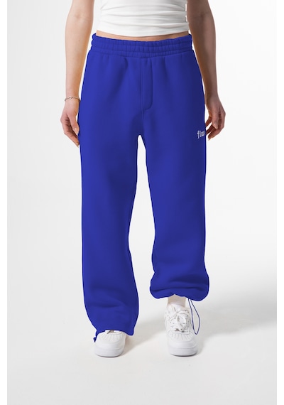 Flaw Atelier Baggy Eşofman Altı-28818 Saks Mavi