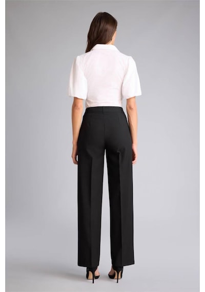 Defacto Wıde Leg Normal Bel Düz Paça Pantolon H1921ax26smbk81 Siyah-bk81